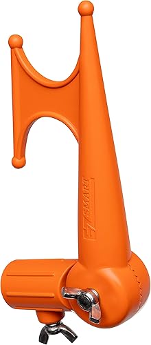 Miniatura 2 de Gancho Práctico EZ SMART, Gancho Utilitario Multiusos, Codo Ajustable, Se Atornilla a la Barra de Extensión de Rosca Estándar para Colgar Comederos