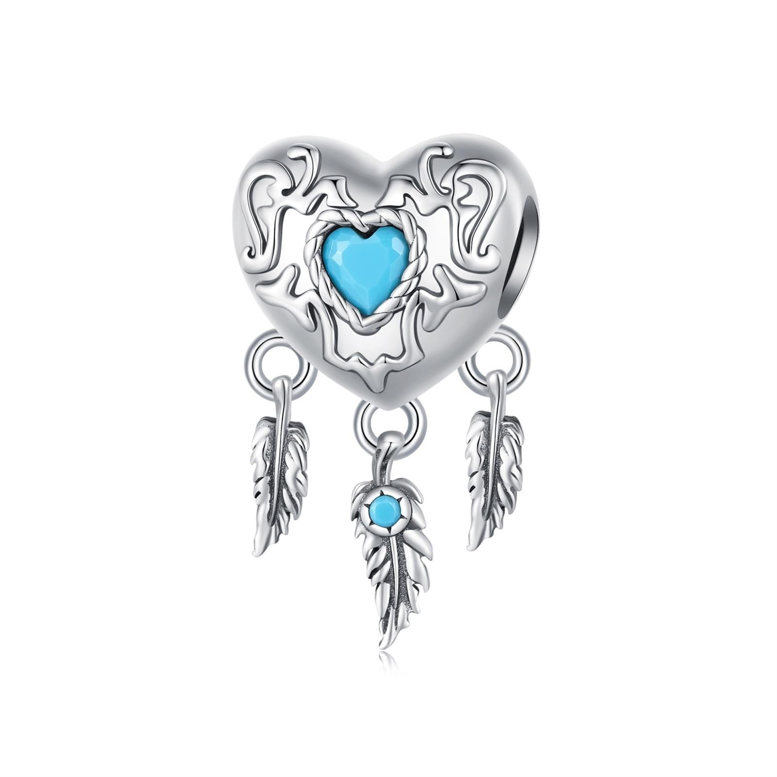 Abalorio bota western plata 925 look boho chic diario mujer 8