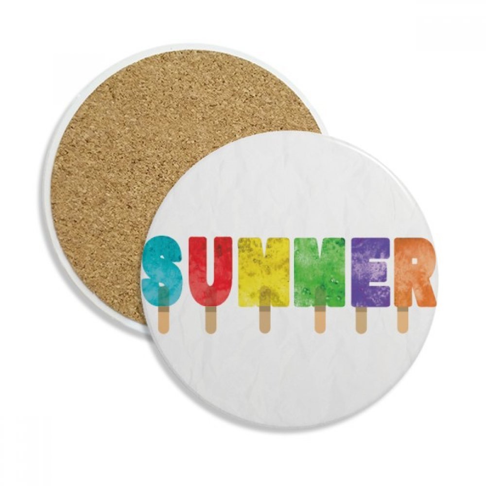 Coaster en céramique absorbant de qualité supérieure pour verres et tasses 2Pcs