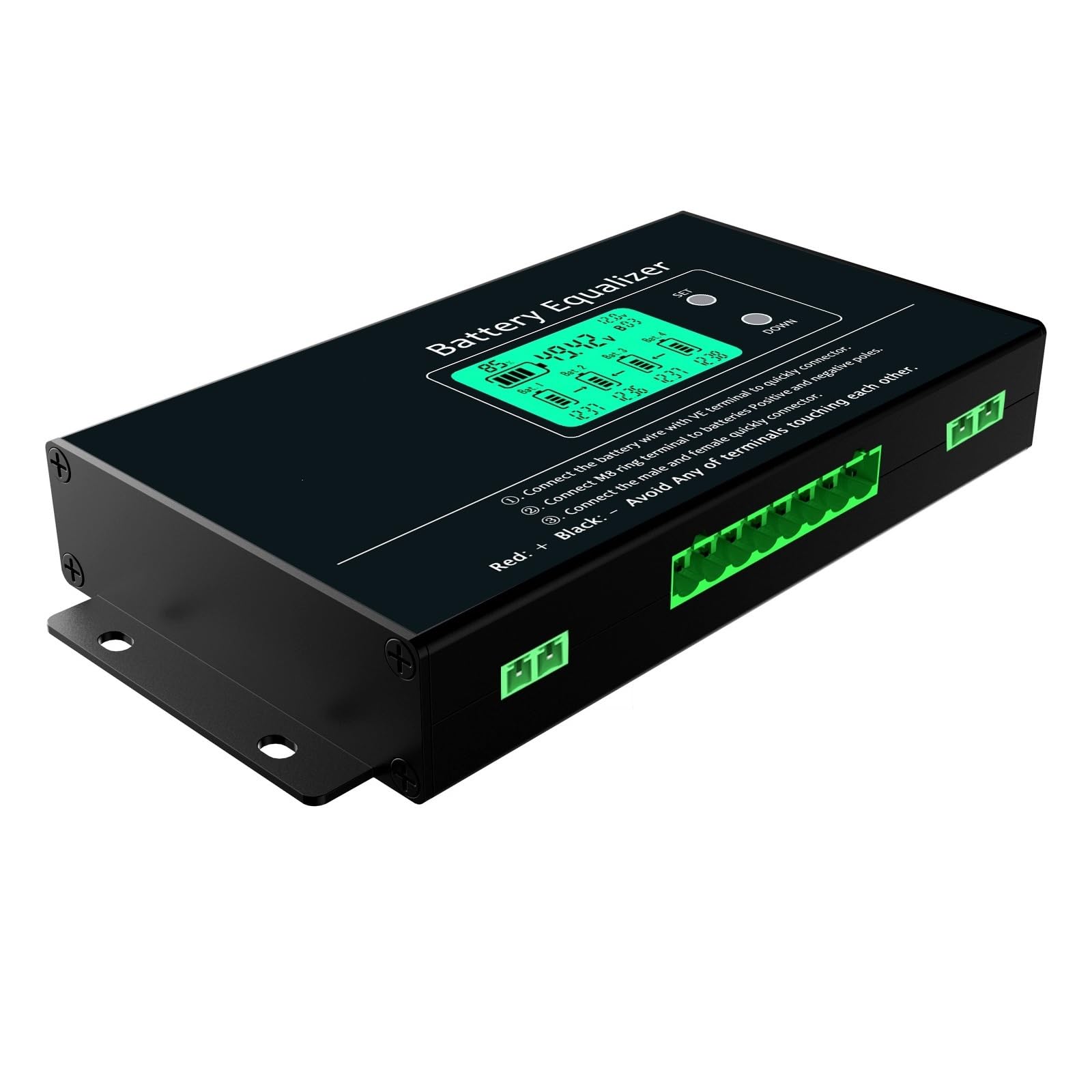 AJDFVHJF Battery Equalizer Battery Balancer HX02 Lead Acid Li li-ion LiFePO4 Battery Equalizer 12V 24V 36V 48V 96V Battery Voltage Balancer