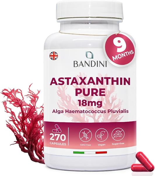 Bandini Pure Astaxanthin 18 mg Capsules