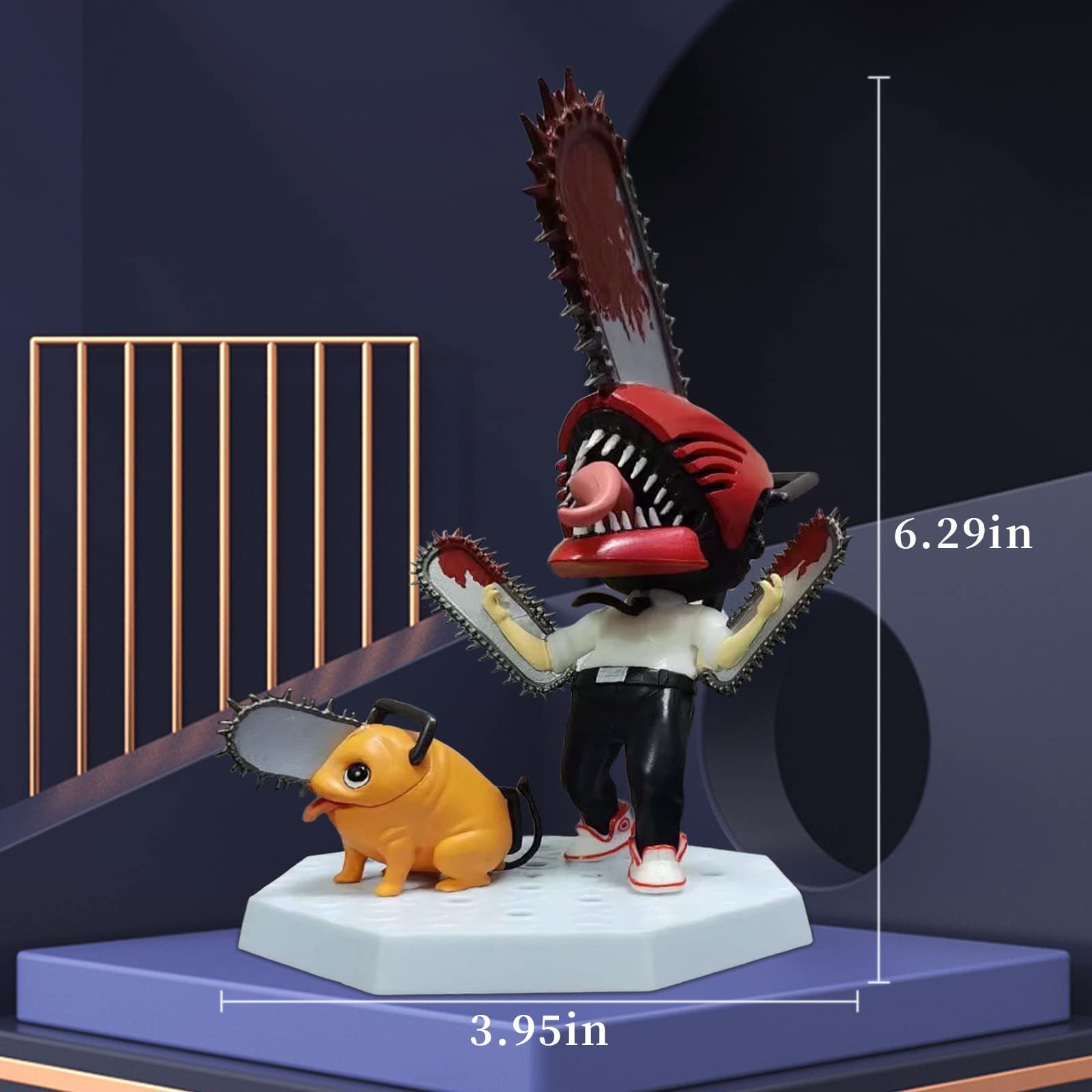 チェンソーマン Amazon.co.jp: チェーンソーマン フィギュア おもちゃ 4.4インチ