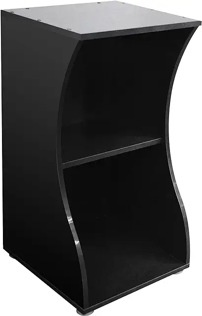 Aquarium Unterschrank offen für Fluval Flex 57L, schwarz, 41.5x77x42 cm