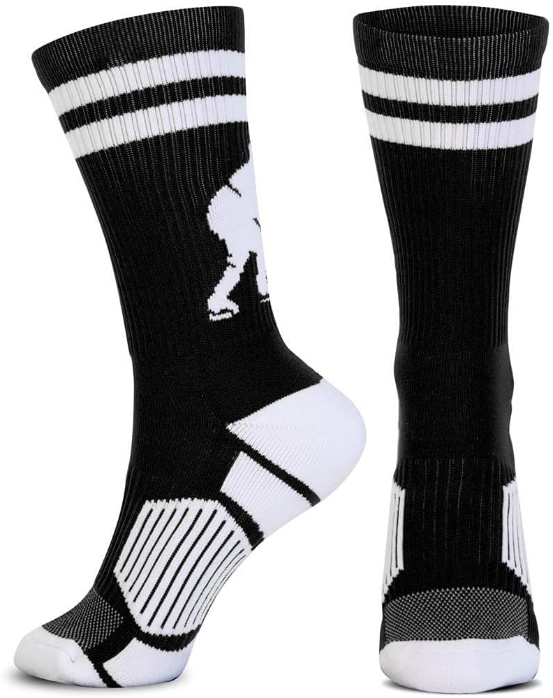 ChalkTalkSPORTS Hockey Performance Crew Socks - Youth & Adult - Multiple Colors - Mid-Calf Socks - Image 3