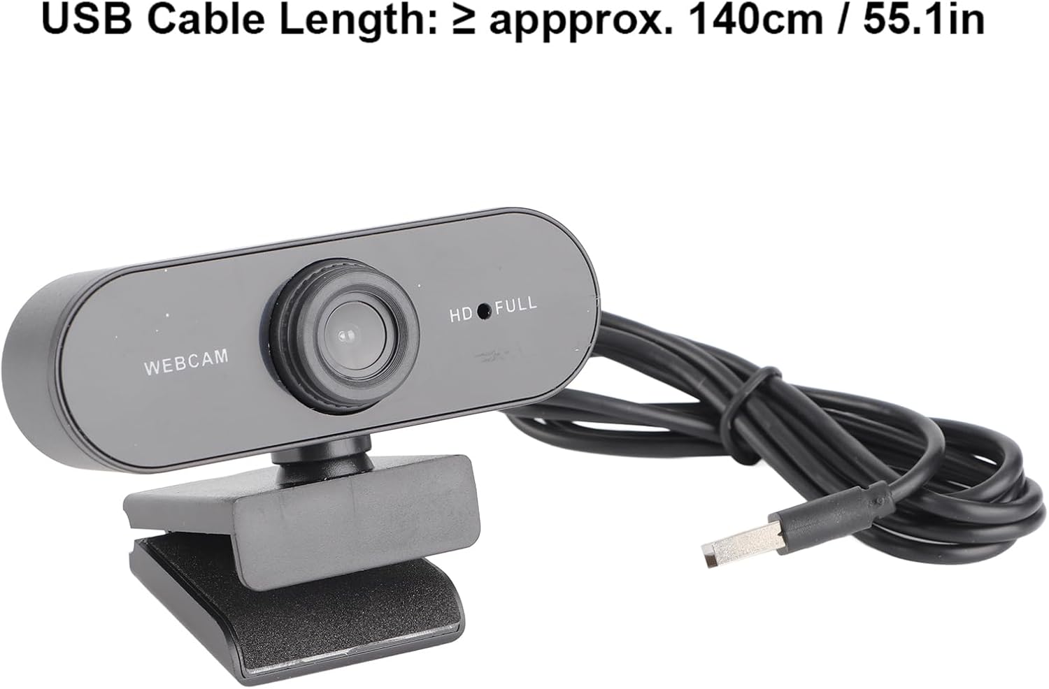 Webcam showing 360-degree rotation capability