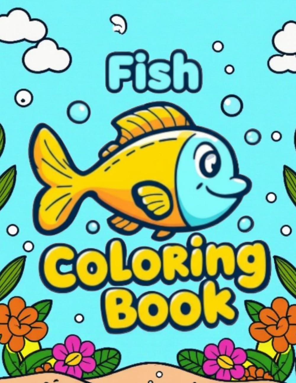 Fish Coloring Book: Realistic Fish Illustrations to Color for All Ages