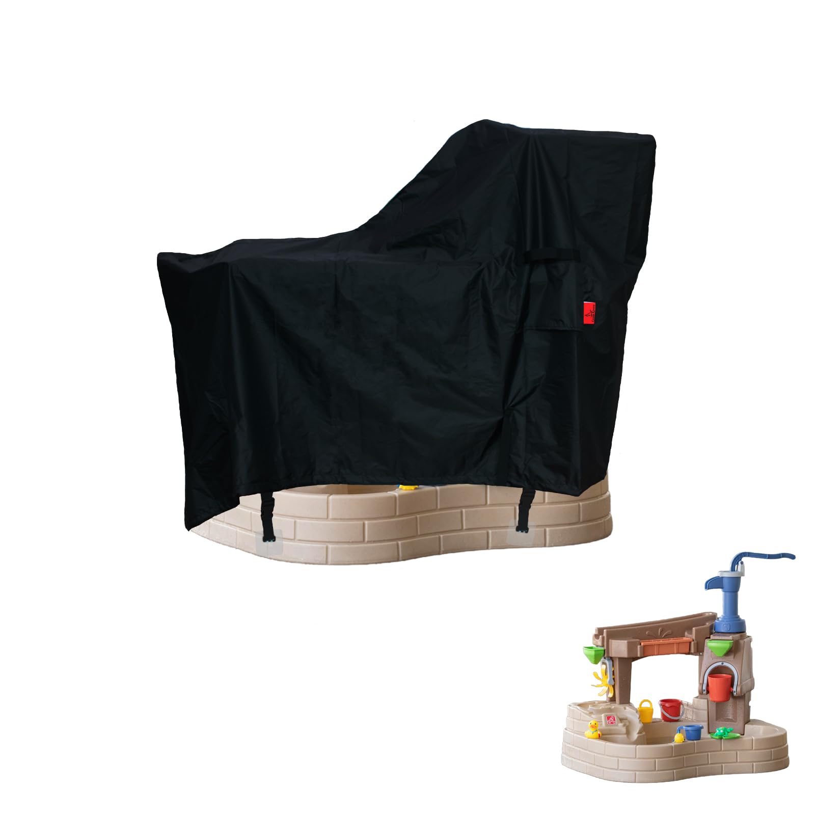 Kids Water Table Cover Fit Step2 Pump & Splash Discovery Pond Water Table,Waterproof DustProof Anti-UV Outdoor Kids Water and Sand Toys,Cover only 40"Lx30"Wx38"H