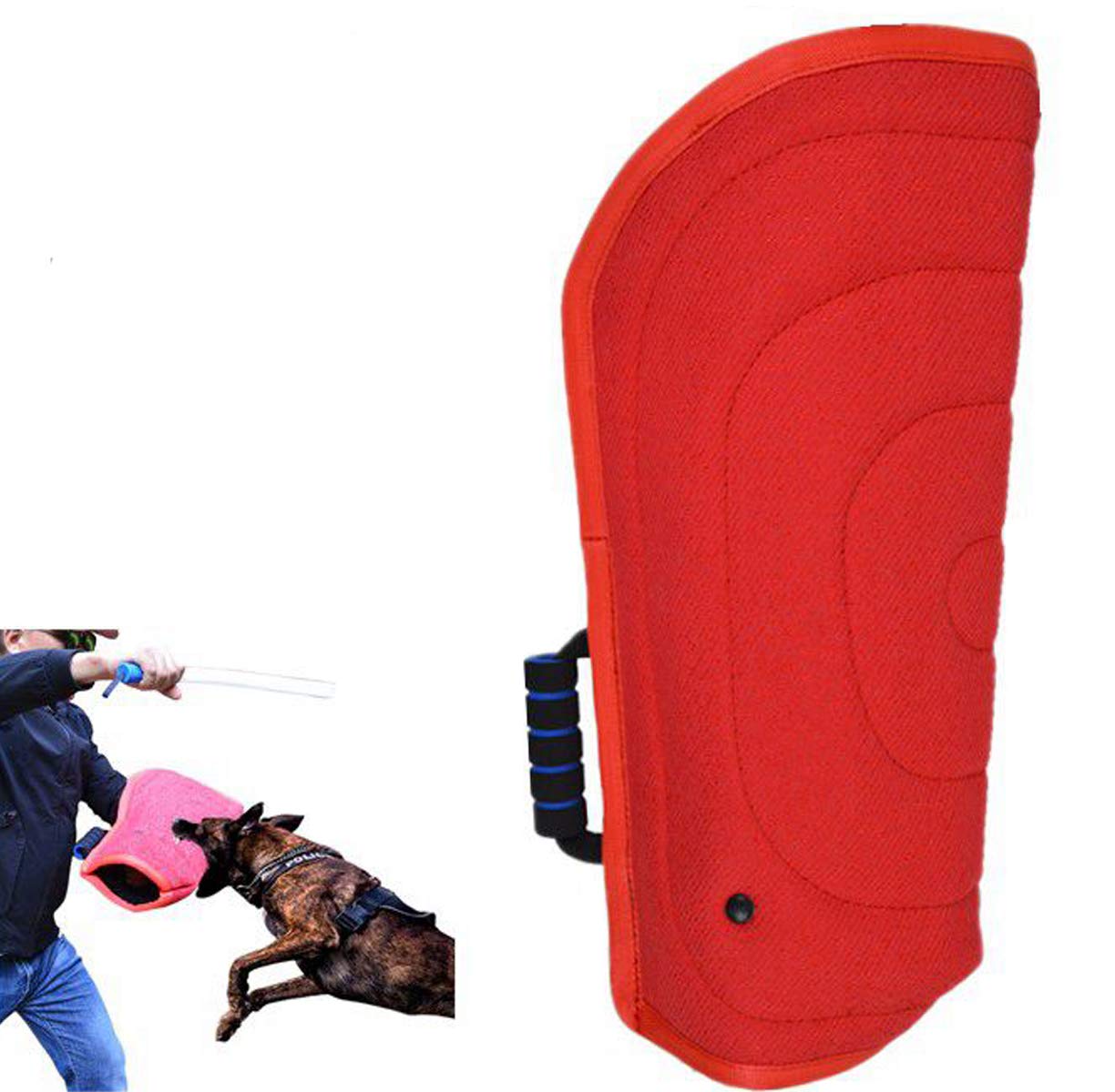 Morezi Dog Bite Sleeve Training Protection, Heavy Duty Nylon Durable, Fit Pit Bull German Shepherd Malinois, Puppy Small Dogs Training Biting Tugging War Toy - Red