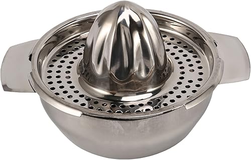 Exprimidor manual de cristal del exprimidor del jugo del acero inoxidable Exprimidor de limón naranja