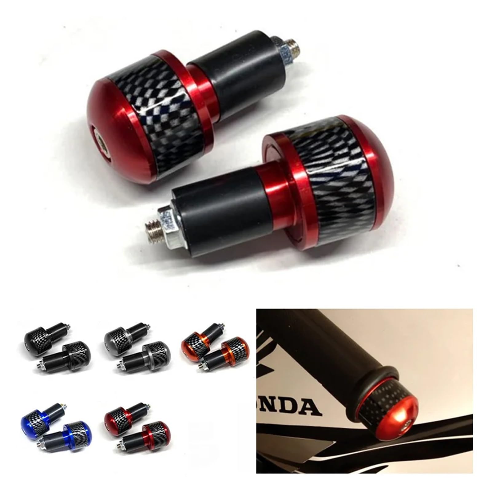 7/8 "22mm Motorrad Aluminium Lenker Getriebe Ausgewogene Stecker Slider Griff Bar End Gewichte Griffe Kappe Lenkerenden Steckers