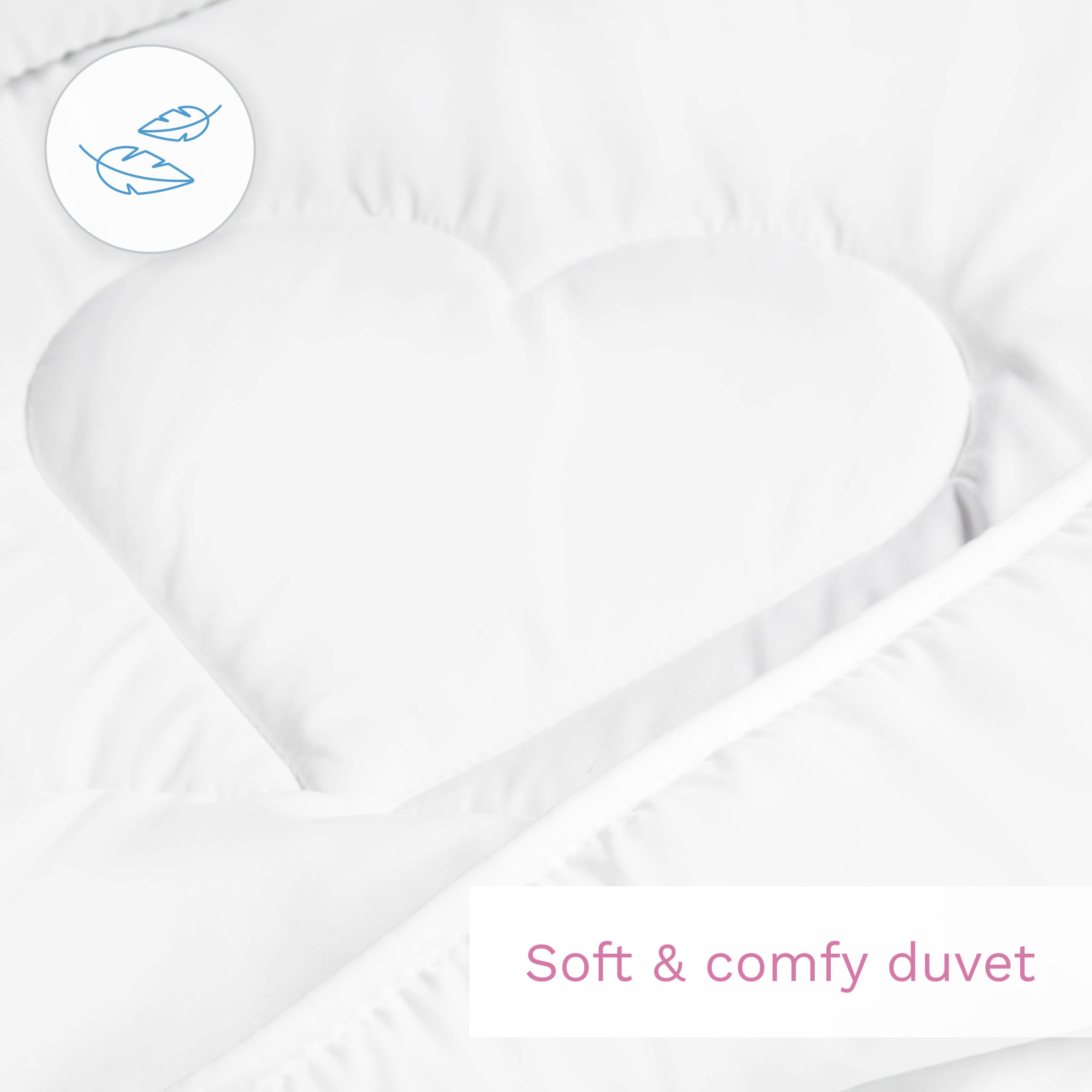 Baby Comfort 4 Piece Toddler Kids Cot Bed Set 120x90 cm Duvet Pillow Duvet Cover Pillowcase 12M+ (It's a Boy) — view 42