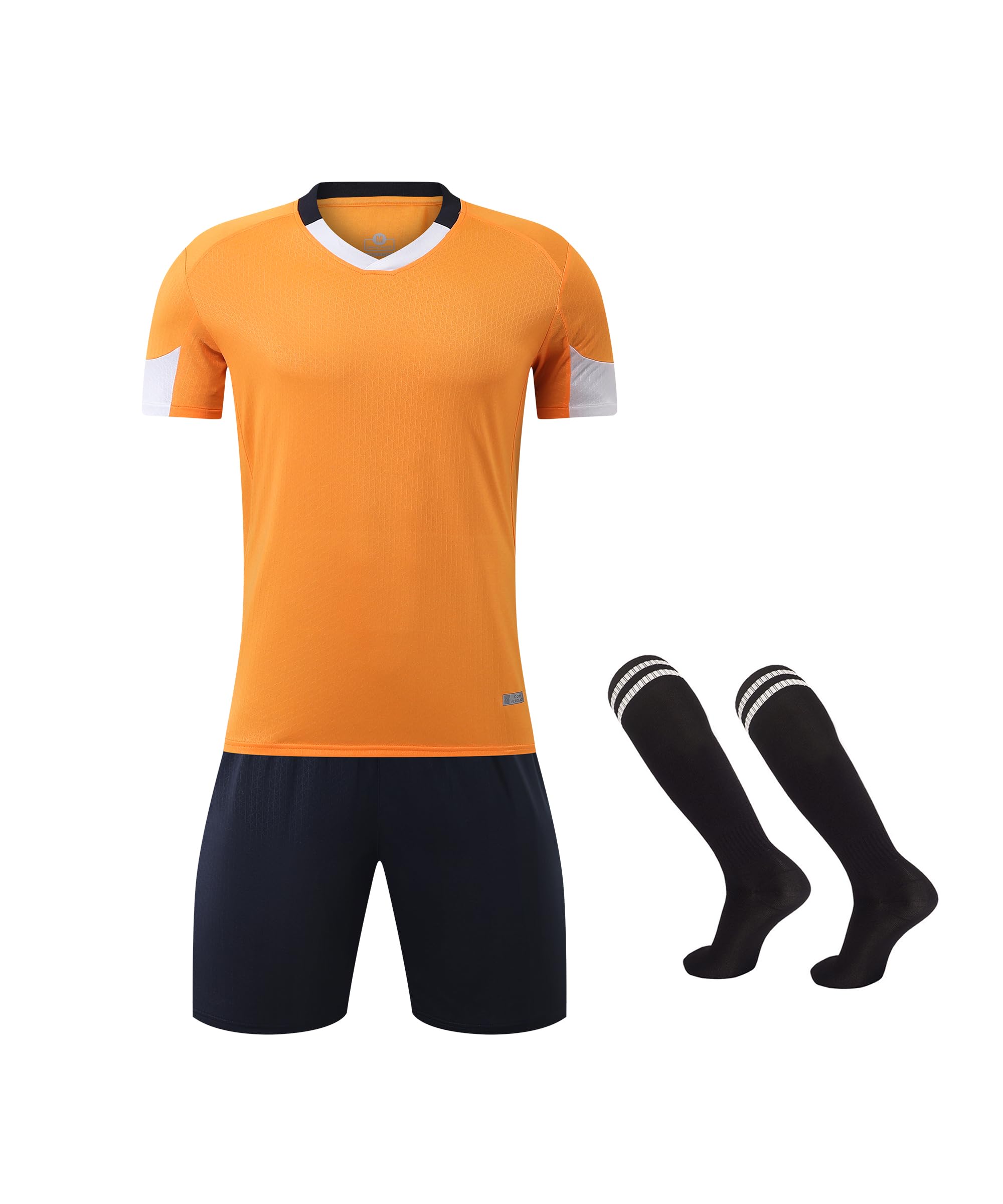 M2C Kids Soccer Uniform Athletic Jersey Shorts Socks Set
