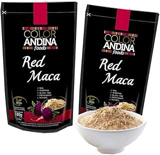 Maca Peruana Red (vermelha), Color Andina Food, 2 StandUps de 100g