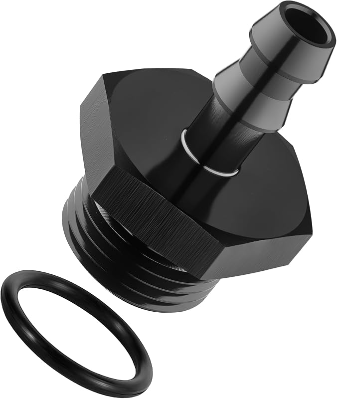 Adaptador Reto EVIL ENERGY 10AN ORB Macho para Espigão 5/16" – 1 unidade