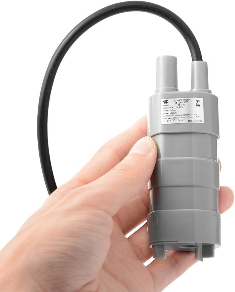 XCSOURCE JT-500 600L/H Submersible Pump Immersible Pump Under Water Pump Bath Pump 5M/16.4ft DC 12V with Cable TE484