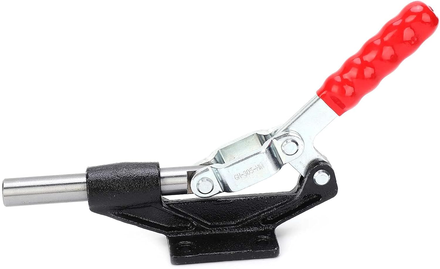 Welding Toggle Clamp Heavy Duty Horizontal Push Pull Quick Release Hand Tool with 680kg Holding Force for Metalworking Woodworking Cast Iron Alloy Steel 9.3 Inch