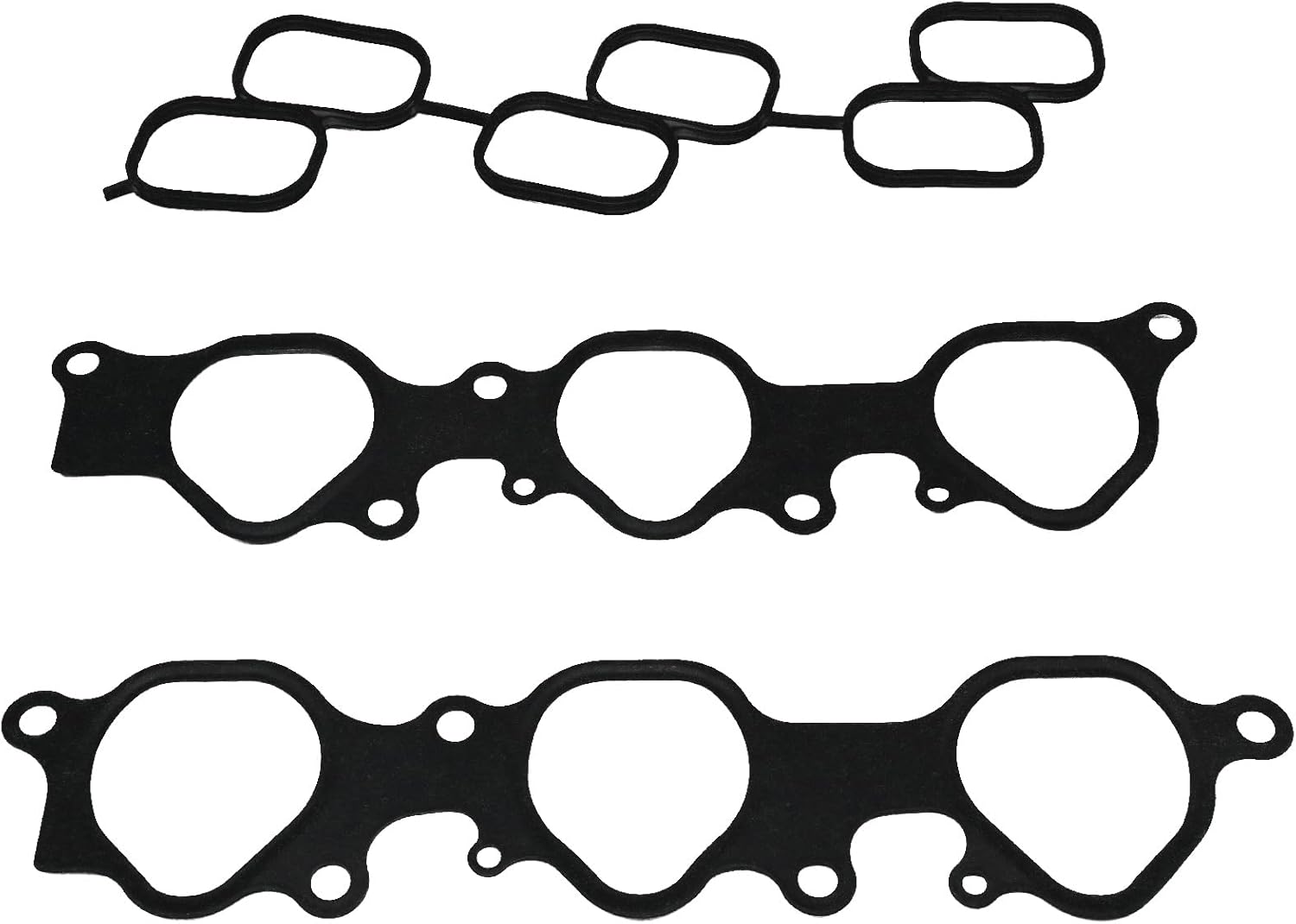 MS 96671 Engine Intake Manifold Gasket Set Compatible with Toyota 4Runner 2003-2009 FJ Cruiser 2007-2009 Tacoma 2005-2015 Tundra 2005-2010 4.0L V6 DOHC Replaces MS19541 0376144 0376146