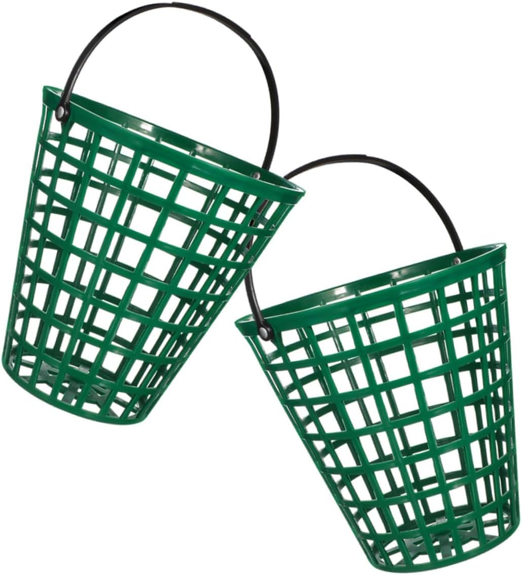 2pcs Golf Storage Basket Lightweight Container for Collecting Storing Golf for Outdoor Indoor Sports