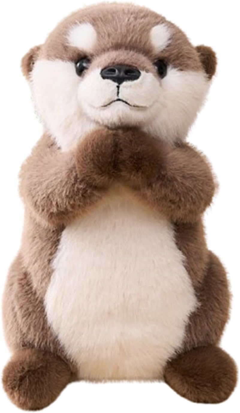 Cuddly Toy Otter Plush Toy Otter Stuffed Toy for Cuddling & Playing Plush Otter Toy Super Soft Small Cuddly Toy Gift Toy for Children 25 cm