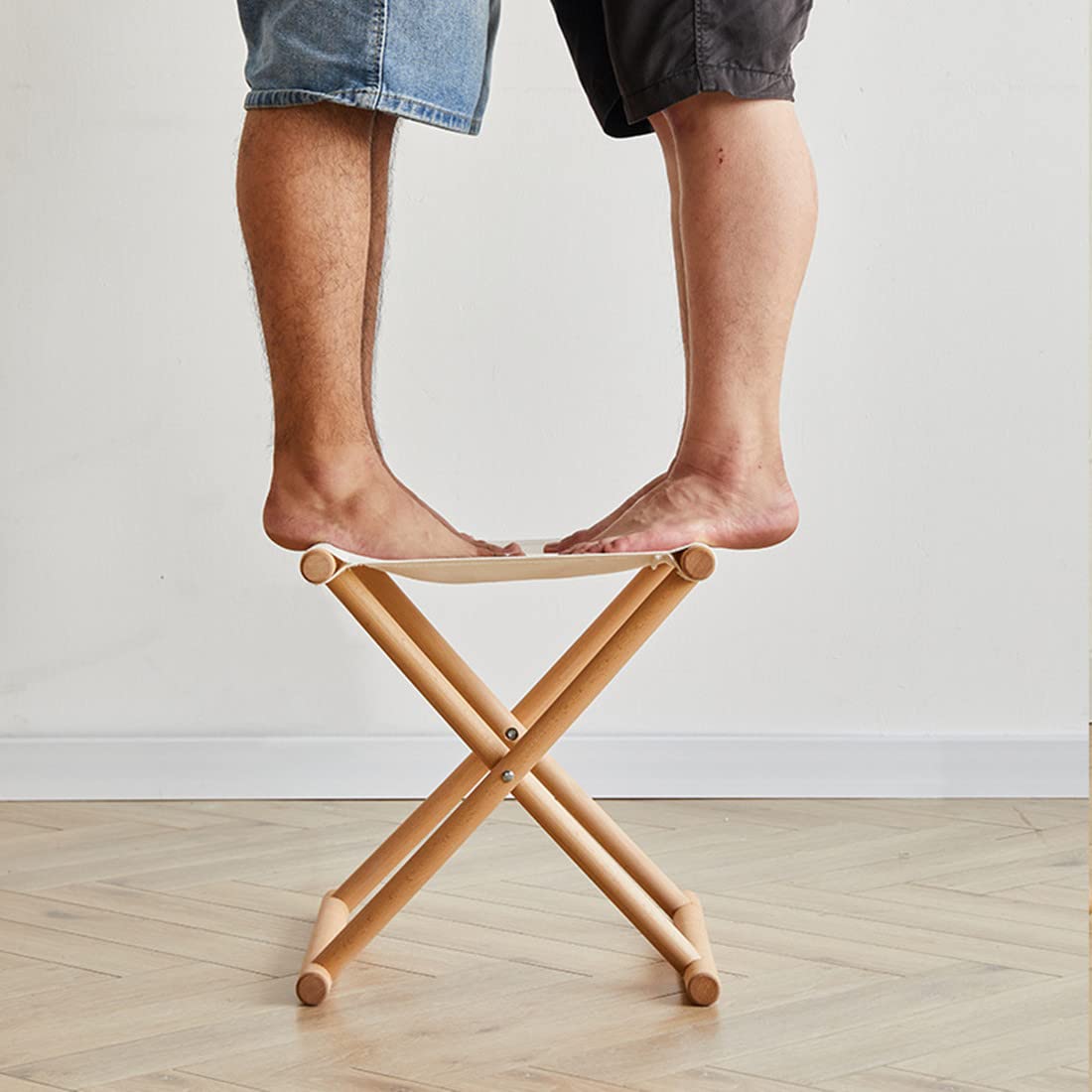 Amazon｜仏前用椅子 丸足胡床 寺院用折りたたみ式 椅子 寺院本堂