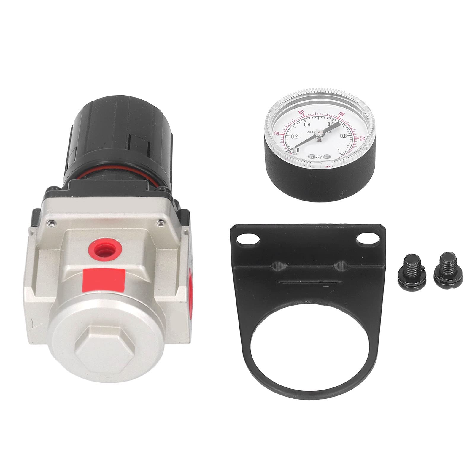 Régulateur de pression pneumatique avec mini-vanne femelle 1/2 pour compresseur d'atelier