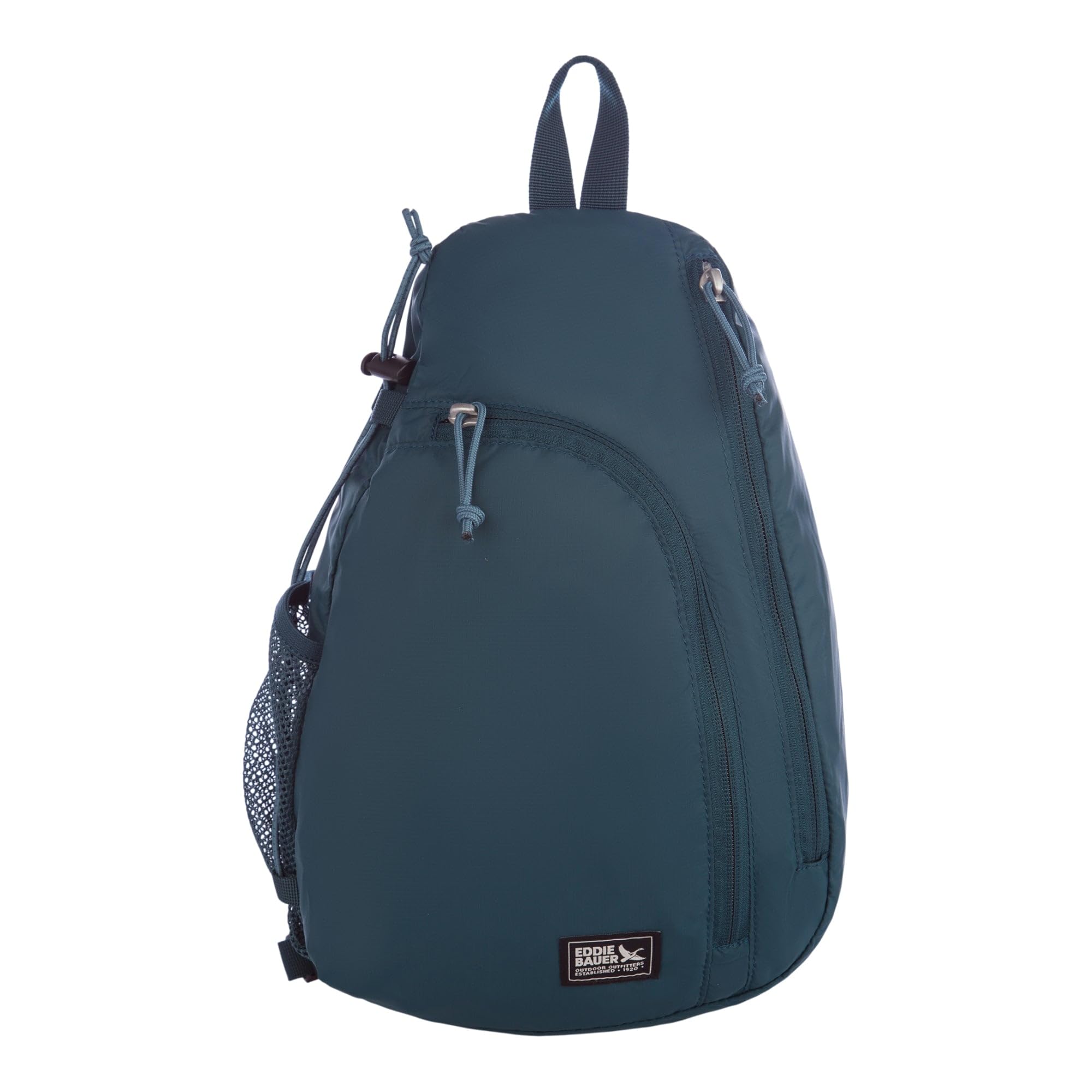 Eddie Bauer Ripstop 8L Shoulder Sling Pack with Padded Air-Mesh Adjustable Crossbody Strap for Right or Left Handed Fit - Slate