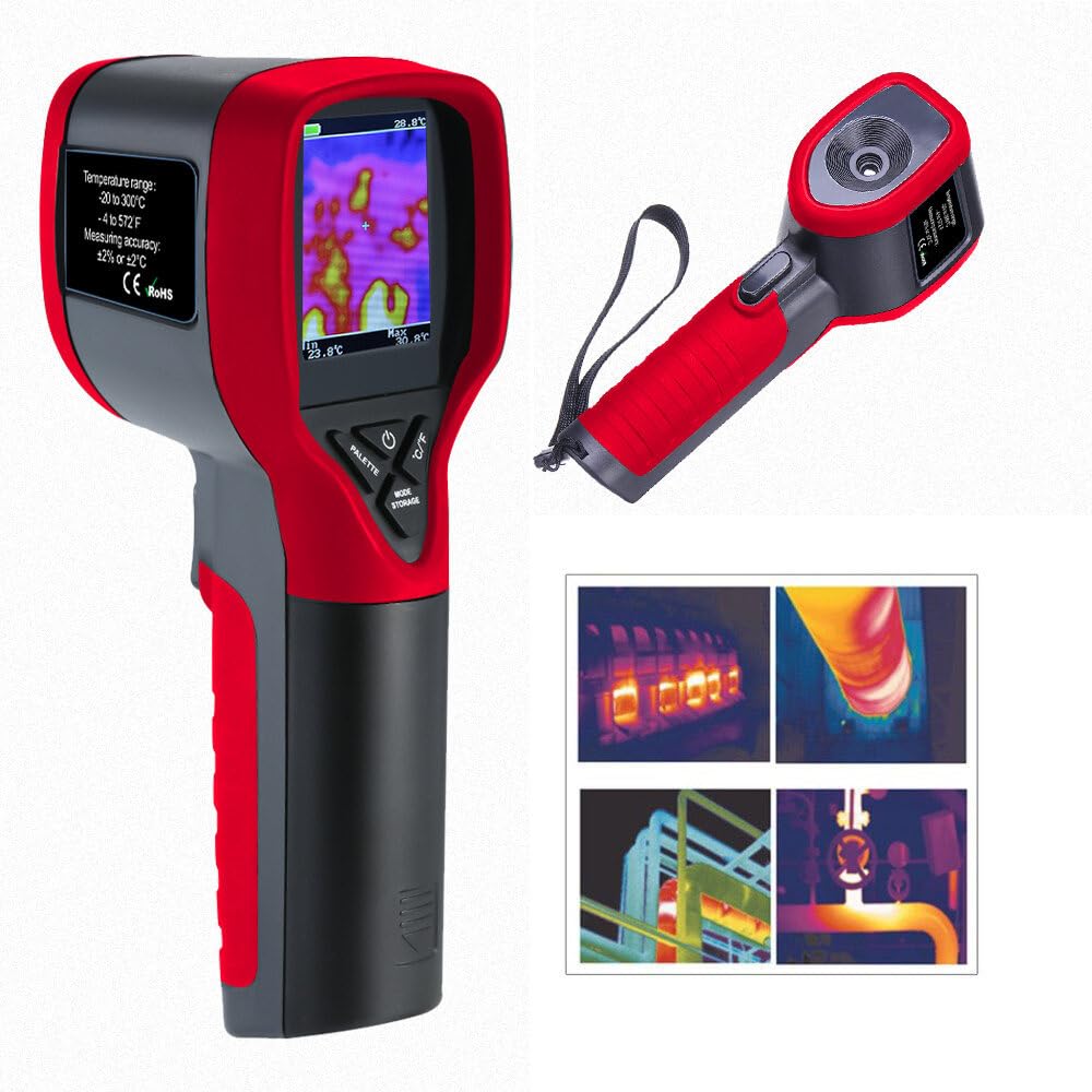 ET692A 32 * 32 Handheld Infrared Thermal Imager -20?-300? Industrial Thermal Imaging Camera Built-in Chargeable 18500 Battery