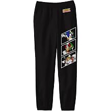 Sonic The Hedgehog Boxed-in Sonic Knuckles Tails Boy's Black Sweatpants