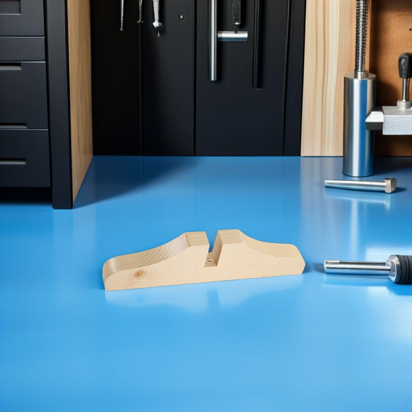 MAGICLULU Patas para Panel Divisor de Ambientes, Soporte para Biombo Móvil, Base Engrosada de Madera, Set de 3, Uso en Dormitorio y Sala