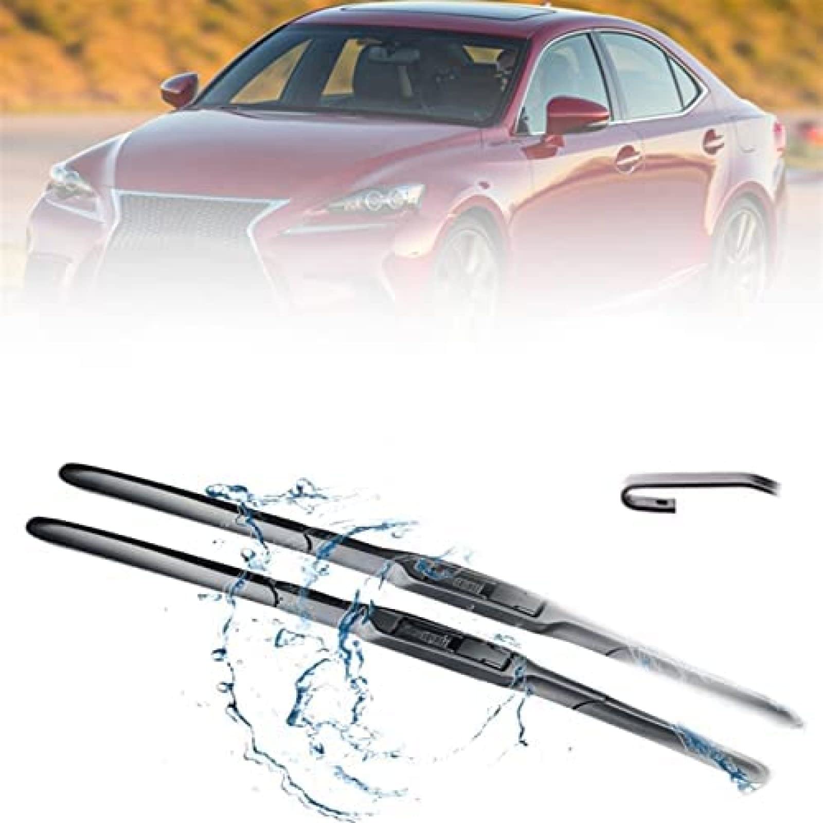 24"+18" Car Windshield Wiper Blades for Lexus is XE30 250 300h 350 IS250 IS300h IS350 2014 2015 2016 2017 2018 2019 Front Window Windscreen Wipers Blades Wipers