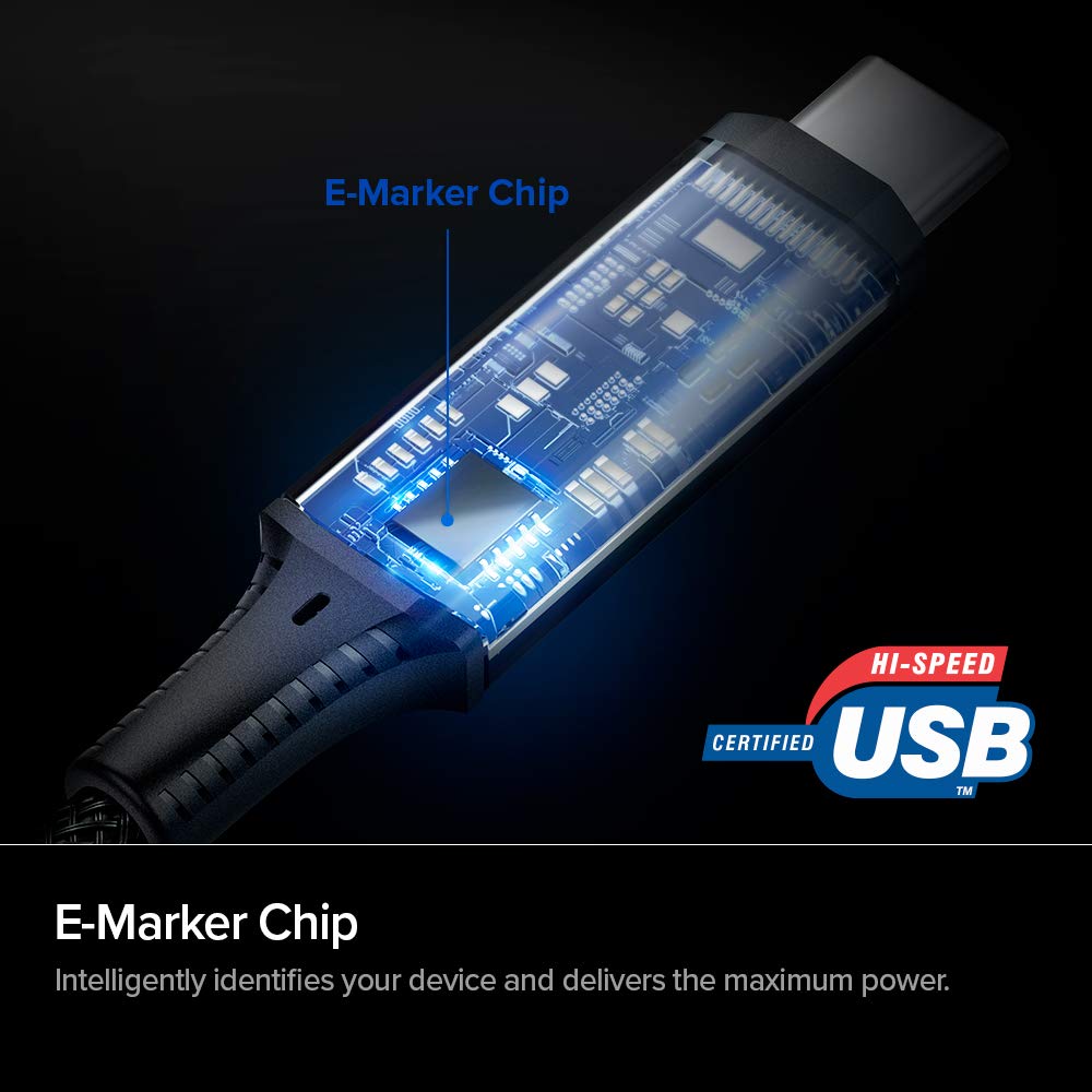 Cavo USB-A a USB-C Toocki PD 100W a 90 gradi, compatibile con ricarica rapida per Xiaomi, Huawei, OPPO, Samsung, cavo display Huawei | SHEIN ALIA