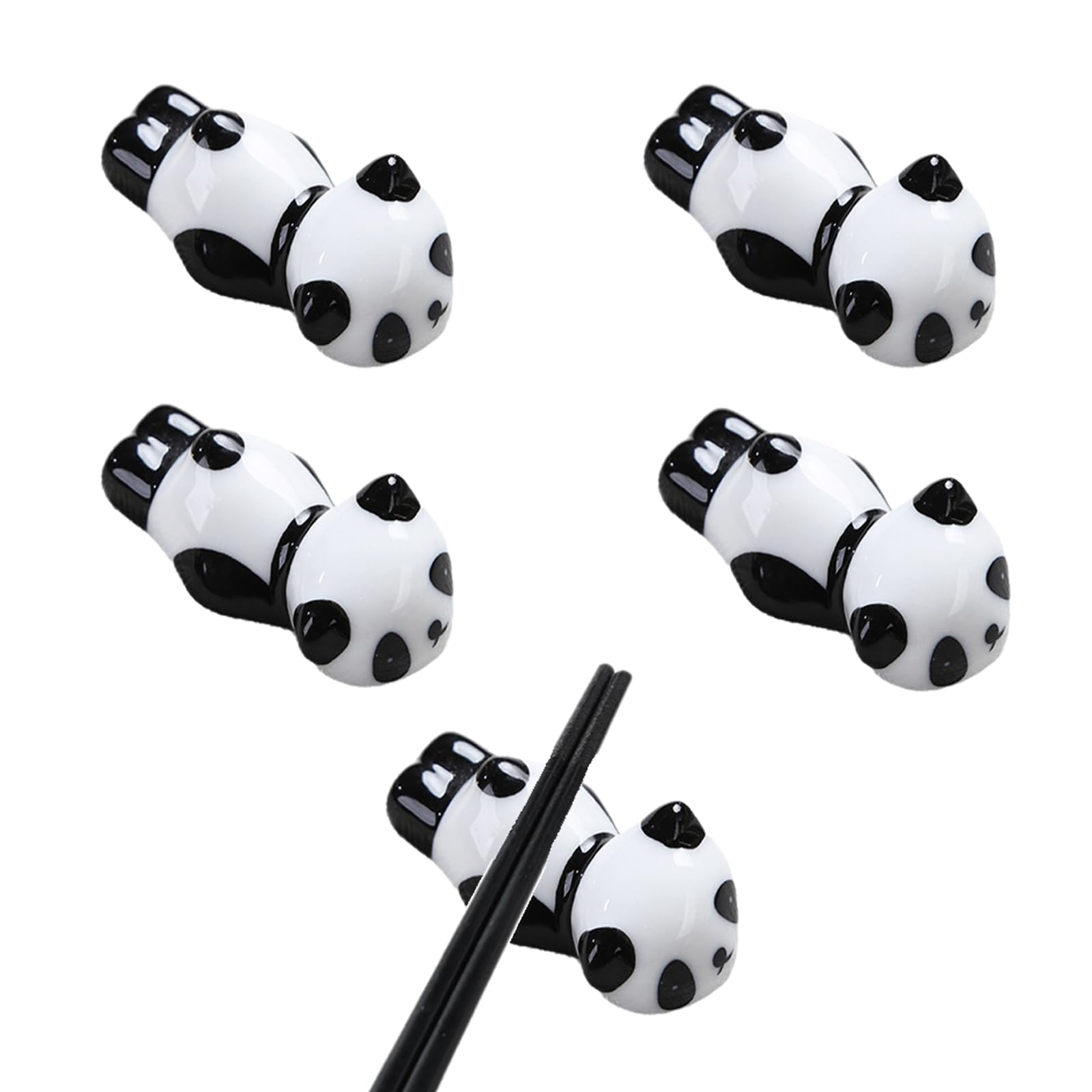 MRKU Chopstick Rest Chopsticks Holders Restaurant Ceramic,Spoon Fork Stand For Home Chop Sticks,Dinner,Desktop Decorations,Easy To Clean Forks,Spoons