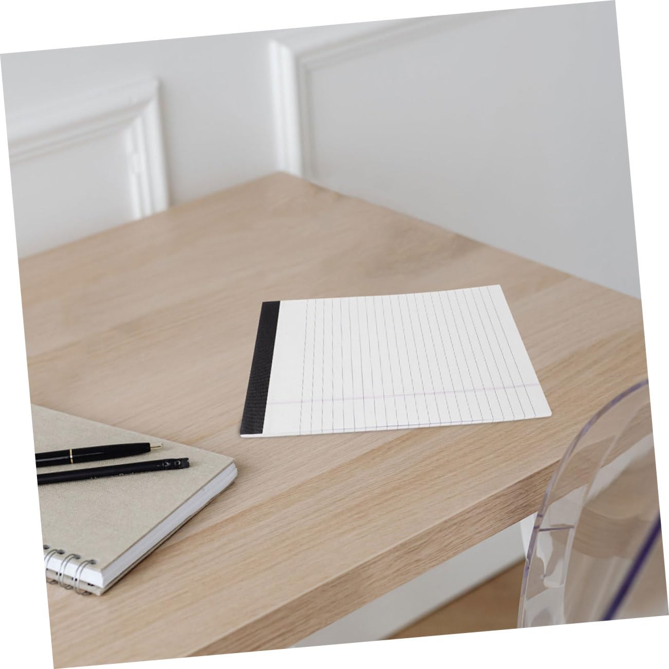 Angoily Bloc Notes à Lignes Cahiers à Détachables Carnet de Notes Portable pour Bureau Planification et Papier pour Format Couleur