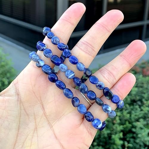 Miniatura 3 de Adabele 1pc Natural Stretch Gemstone Bracelet 5mm-8mm Free Form Bead 7 Inch 7.5 Inch Healing Crystal Engergy Quartz Chakra Jewelry Women Birthday