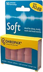 Protetor Auricular Ohropax Soft 32db - 5 Pares