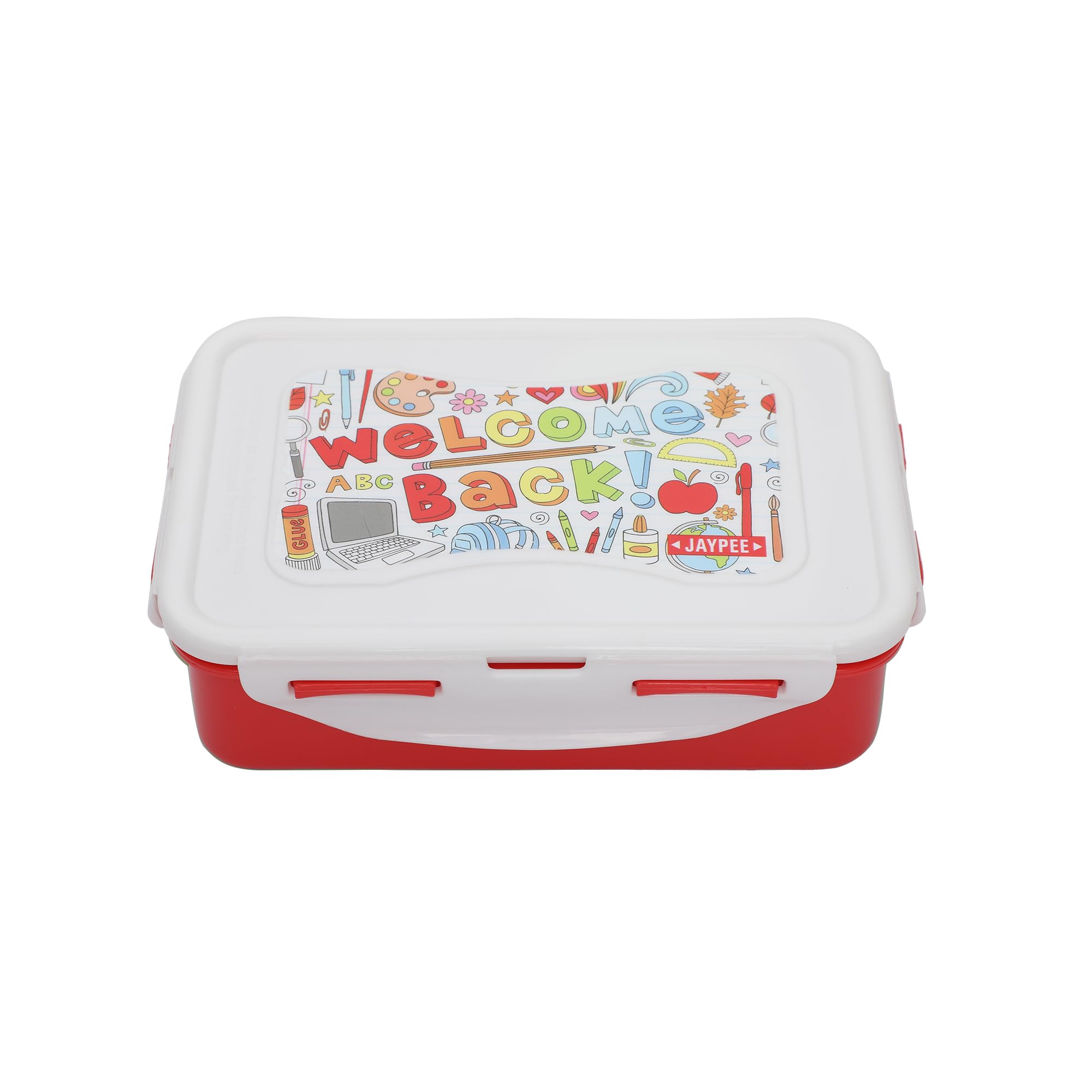 JAYPEE Nuter Butter Plastic 2 Container Lunch Box with Spoon | Tiffin Box with Silicon Seal |BPA Free, Red, 750 ml |Suitable for School Kids (B0CB4D1Z7L) Amazon Price History, Amazon Price Tracker