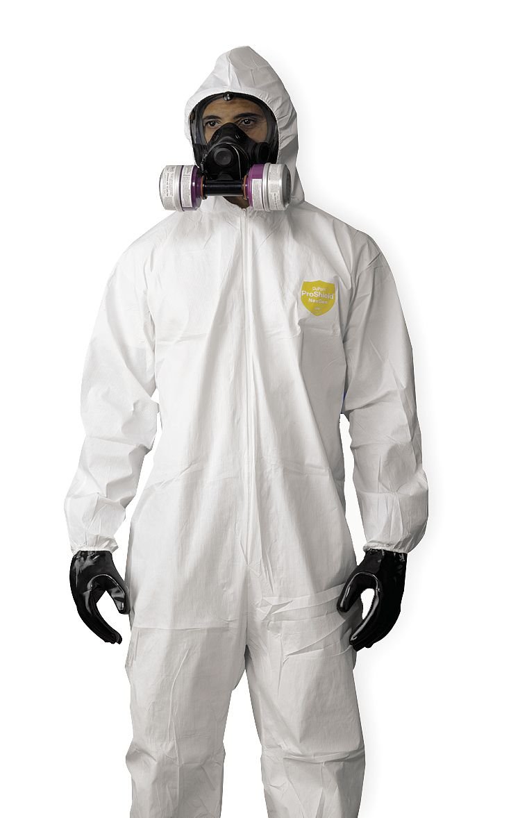 Disposable Coveralls With Hood DuPont ProShield NG120S Disposable ...