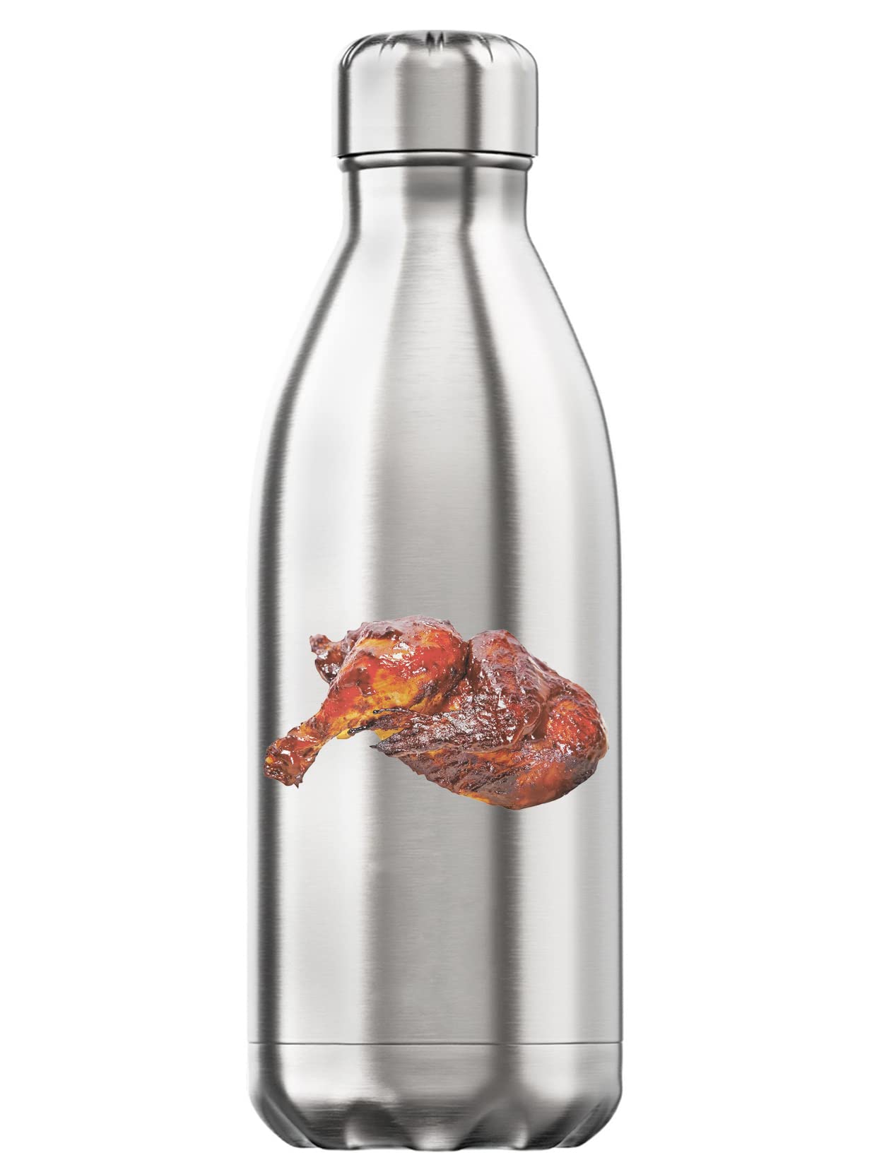 Termo de acero inoxidable para agua Barbacoa Pollo 350 ml ligero para evitar derrames