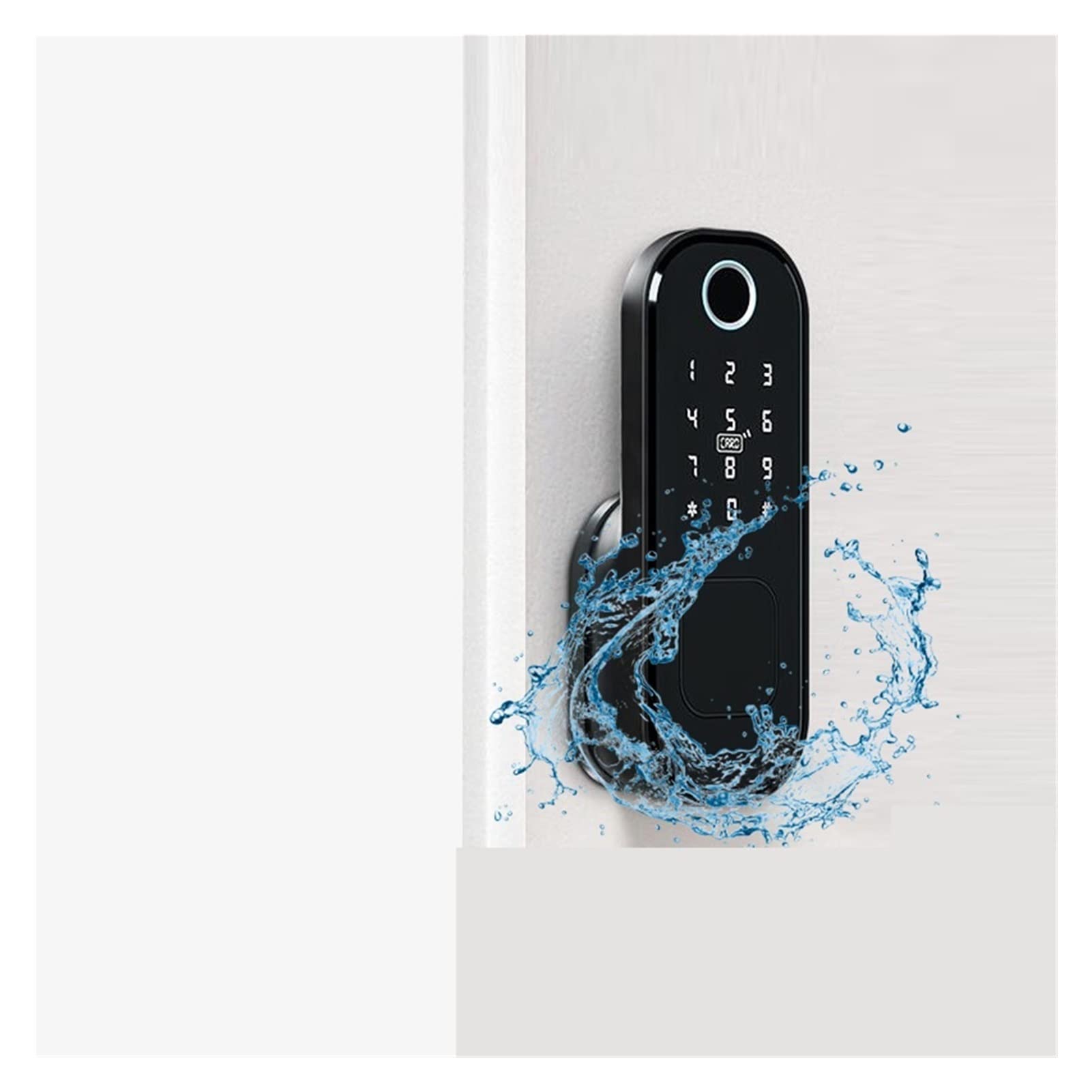 Inteligentna blokada drzwi palców Bluetooth bezprzewodowa blokada kontroli dostępu 13.56 MHz cyfrowy kod asystent zabezpieczenia(T03 Lock)
