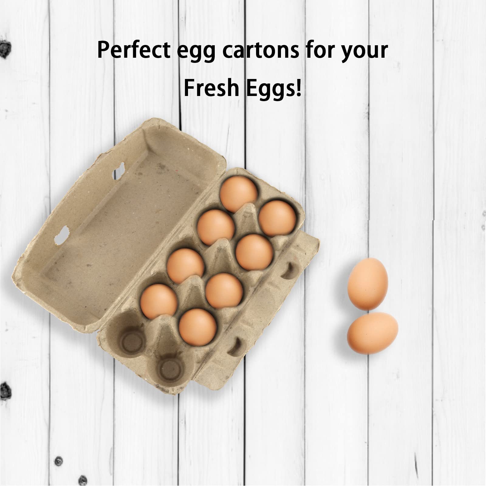 Boîtes à Œufs en Carton Boîte à Oeufs pour 10 Œufs Boîte à Œuf pour Grands | 10Pcs Boîte à Œufs en Carton de Protection | Pour 10 Grands Œufs | Pour Transport et Stockage Cuisine et Ferme