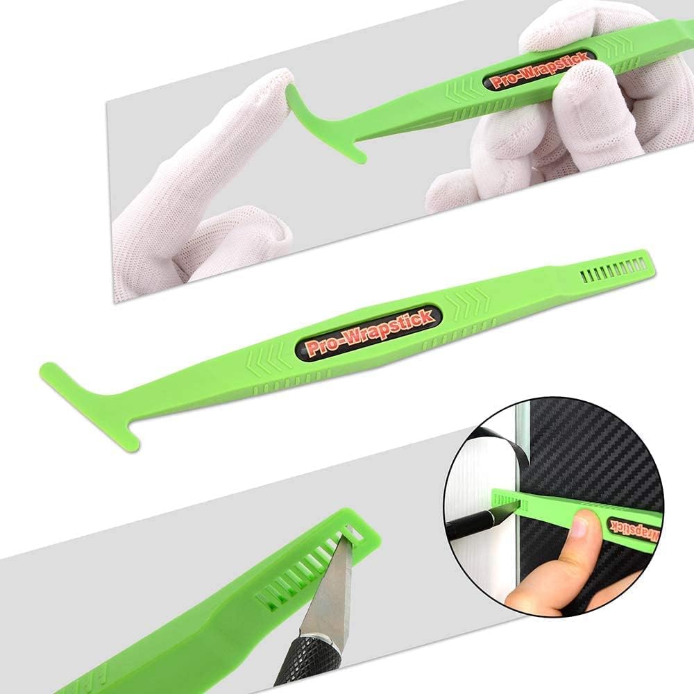 Vehicle Vinyl Wrap Tool Kit Car Wrap Kit Include Vinyl Squeegee, Film Cutter, Air Release Pin, Utility Knife Wrap Tools for Car Wrapping Window Film Application PPF Installation & Wallpaper Smoothing : Automotive