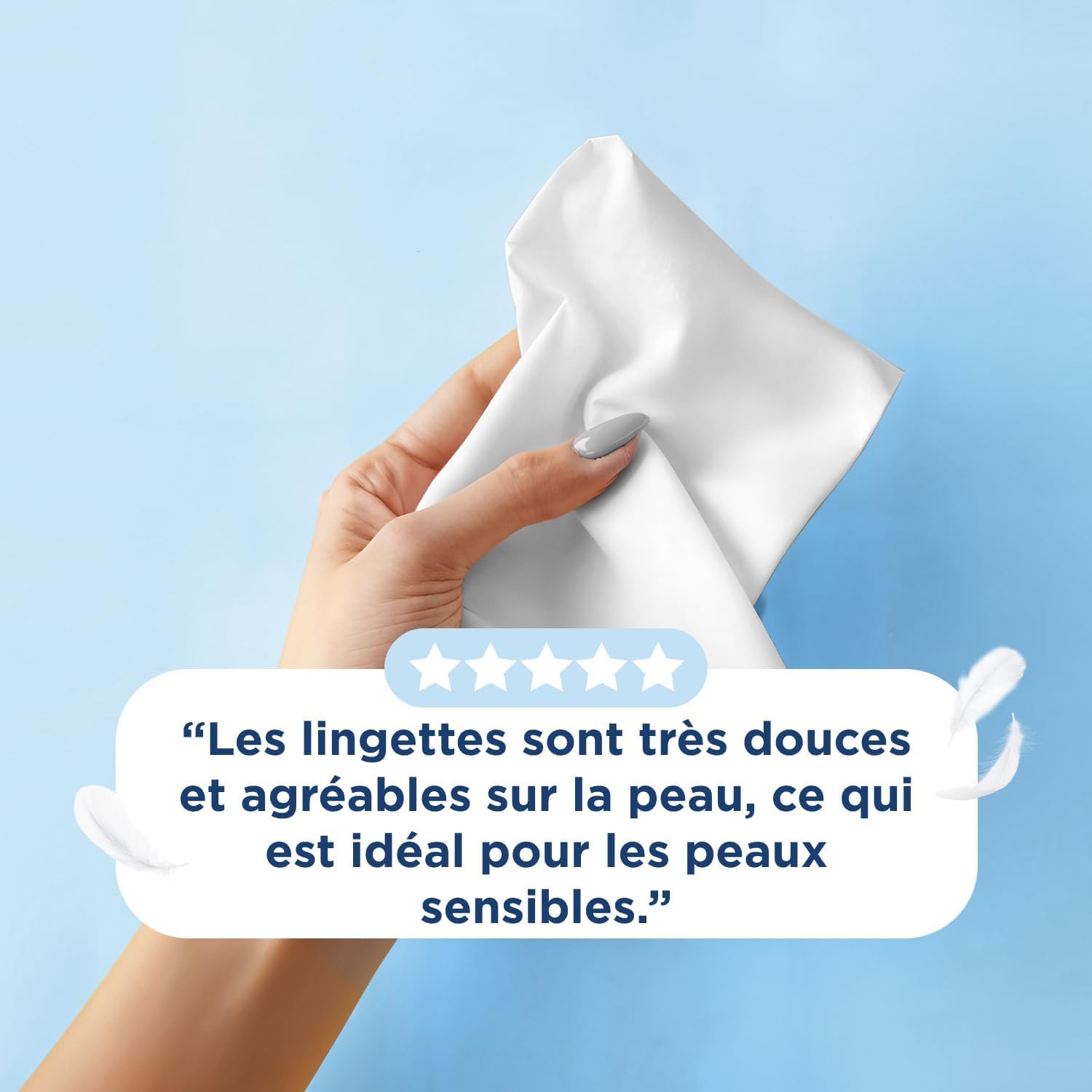 Fess'Nett - Papier Toilette Humide - Jetable WC - 16x100 Feuilles