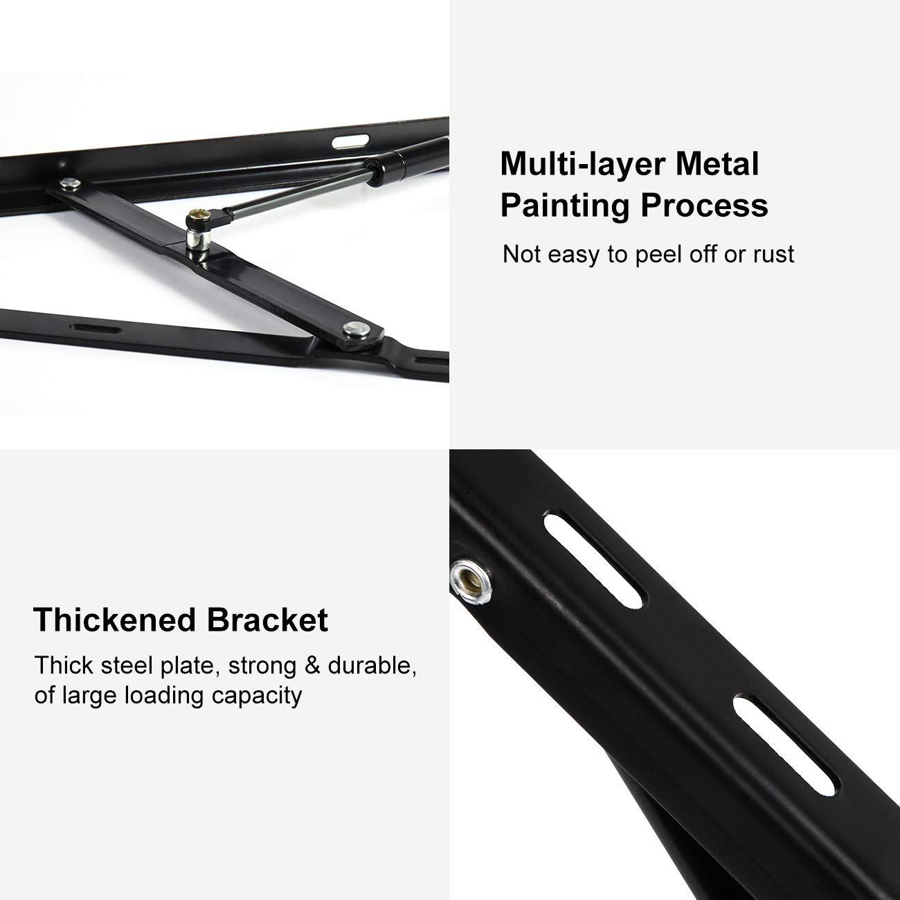 BEAMNOVA Bed Lift Mechanism 60kg/132lbs Capacity Heavy Duty Gas Spring