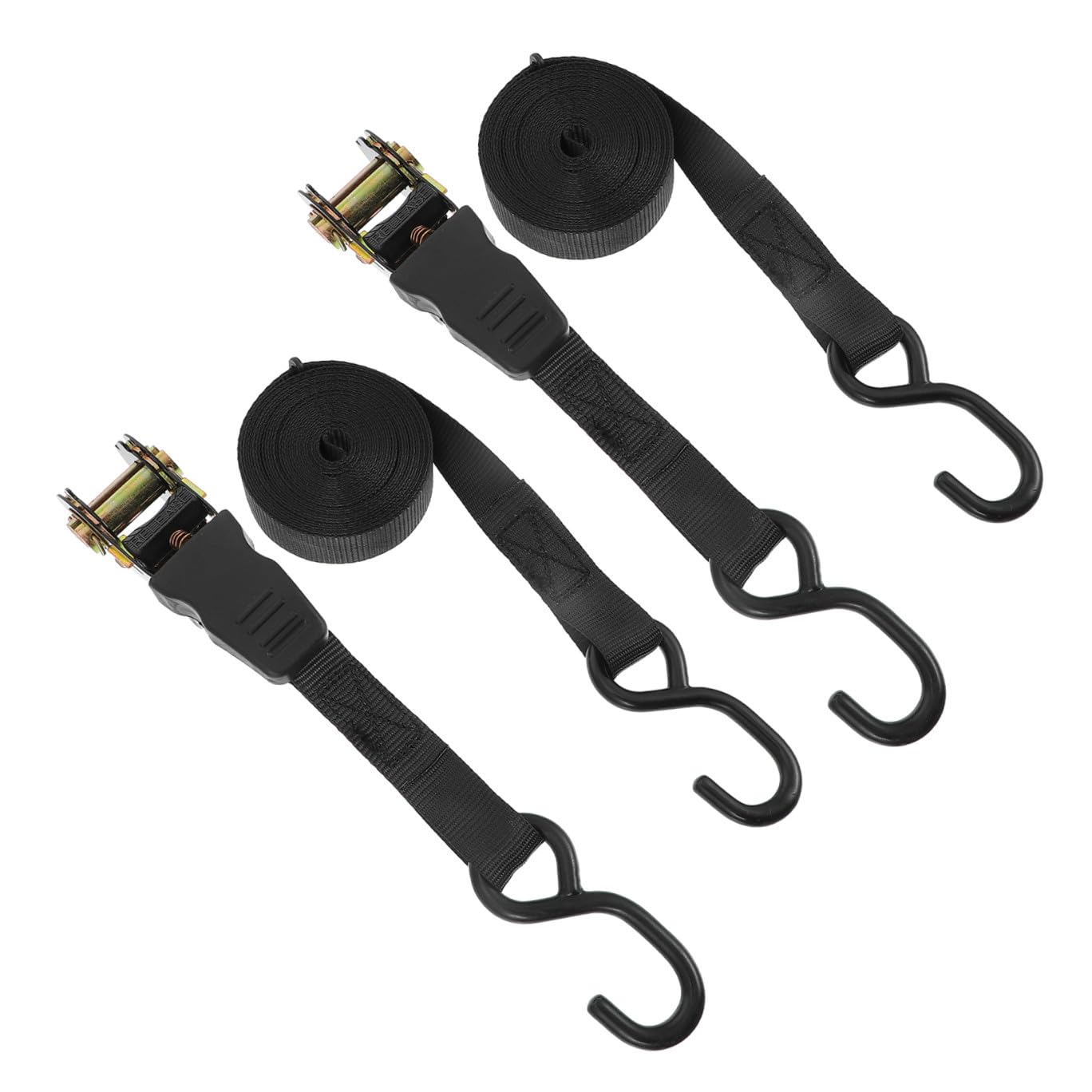2sets Cinghie Di Fissaggio Per Auto e Da Cinghie Per Carico Leggere e Resistente Materiale Ottimale Per Uso Versatile