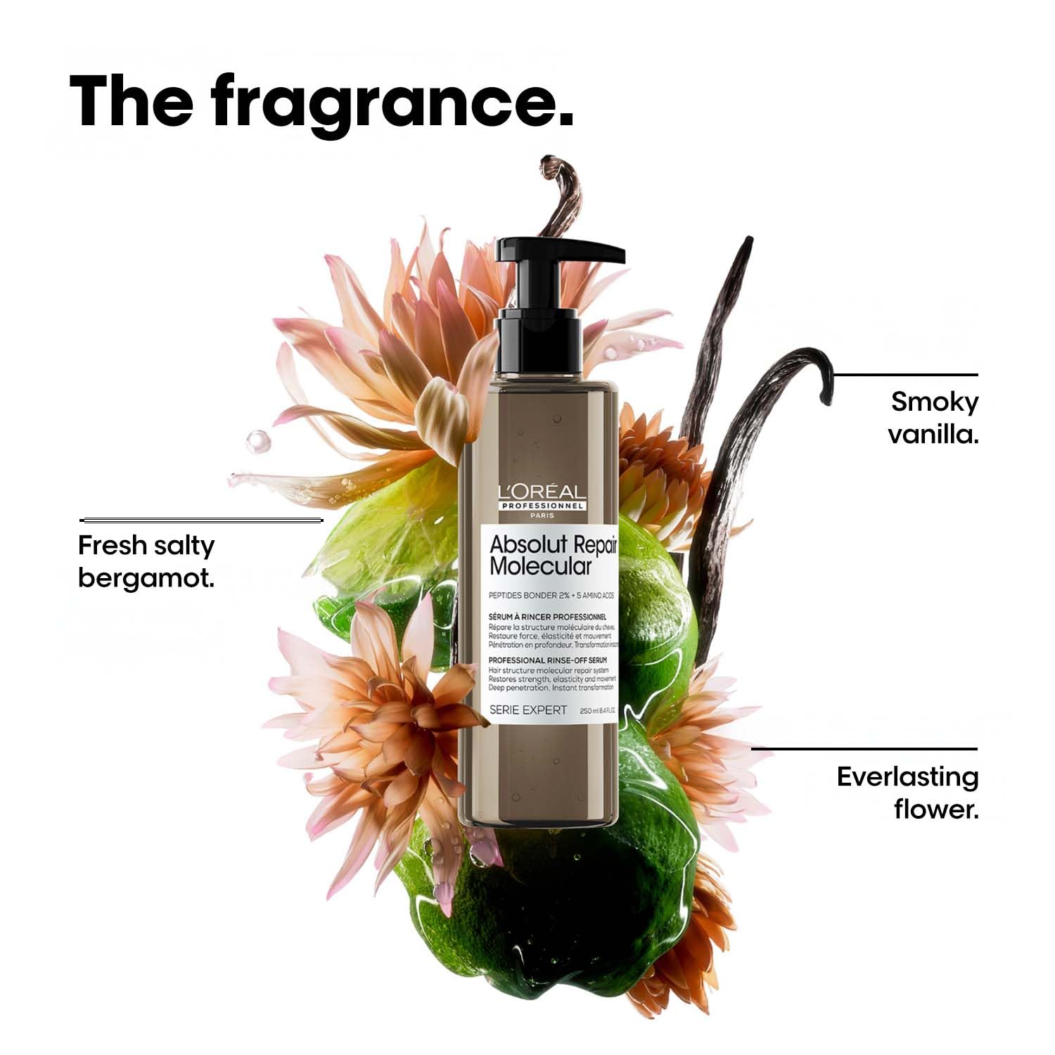 L'Oréal Professionnel Absolut Repair Molecular Deep Repairing Rinse-off Serum for Very Damaged Hair | 3X more strength and Deep Repair With 2% Peptides Bonder & 5 Amino Acids, 250ml 4