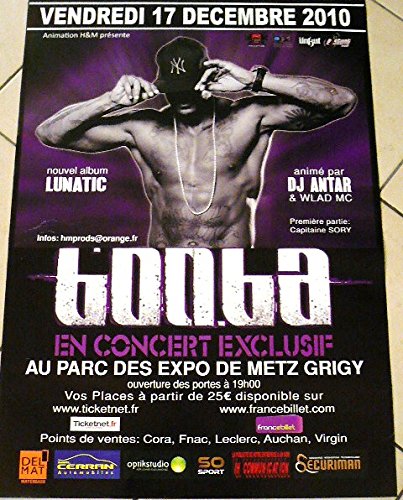 Affiche Booba 60x80 cm décoration murale grand format poster rap français