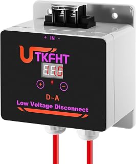 Low Voltage Disconnect Controller 12V-40V DC-AC Battery Protection Module