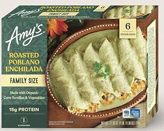 Amy's Frozen Meals, Family Size Roasted Poblano Enchilada