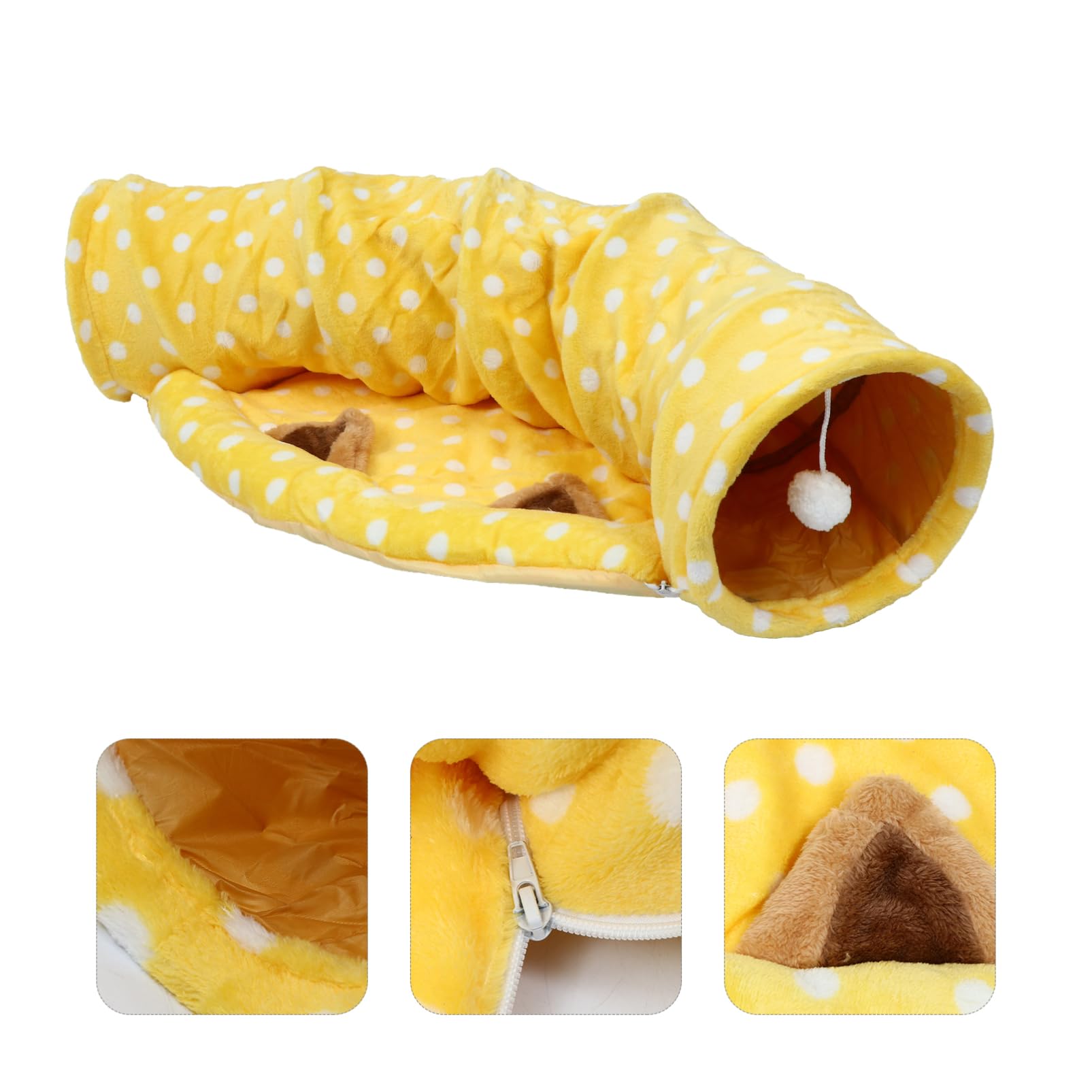 Tunnel pour Chat Pliable Jouet pour Chaton Nid pour Animal De Compagnie