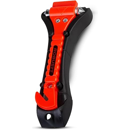Robustt Car Safety Hammer Escape Tool